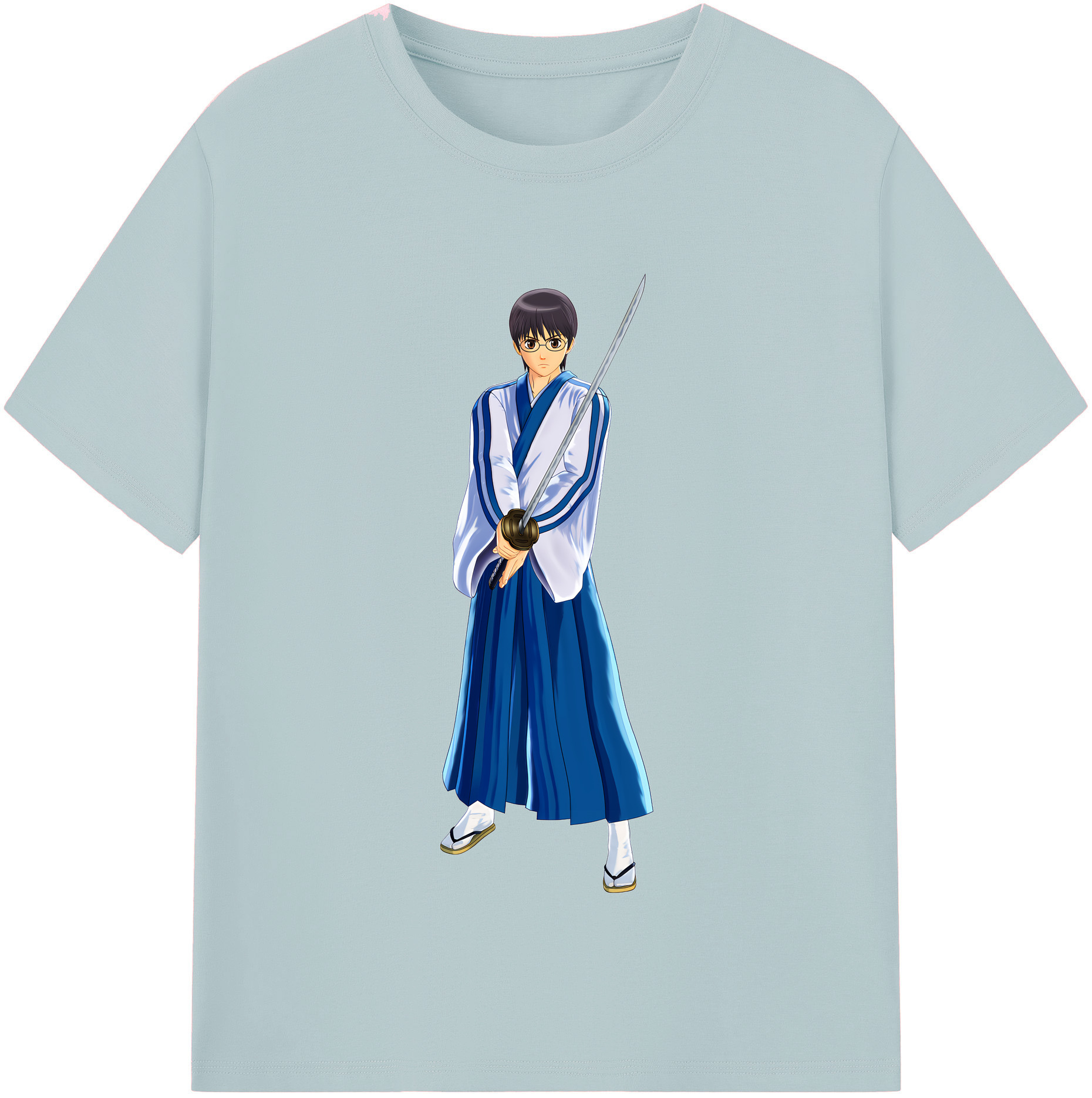 （画像用） ぎんたま 坂田銀時（さかたぎんとき） 神楽 志村新八（しむら しんぱち） GINTAMA Sakata Gintoki Kagura Shimura Shinpachi 綿100％半袖Tシャツ（フロントプリント）